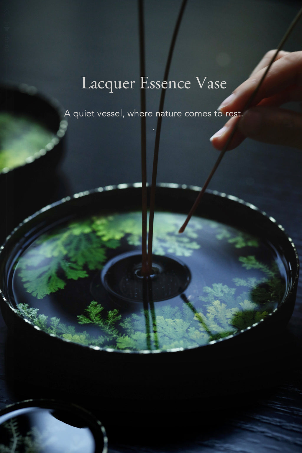 Lacquer Essence Vase — Fern Edition