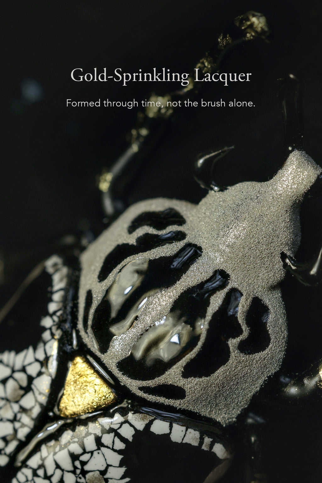 Goliath Beetle — Lacquer Brooch
