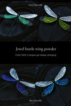 Damselfly — Copper Lacquer Brooch