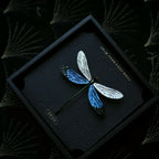 Damselfly — Copper Lacquer Brooch